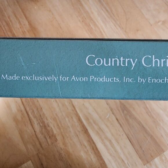 Avon Christmas Plate Country Christmas 1980 NEW Box in Styrofoam Never Displayed - Picture 3 of 9